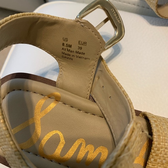 Sam Edelman Tan Adjustable Strap Sandals - Picture 3 of 4